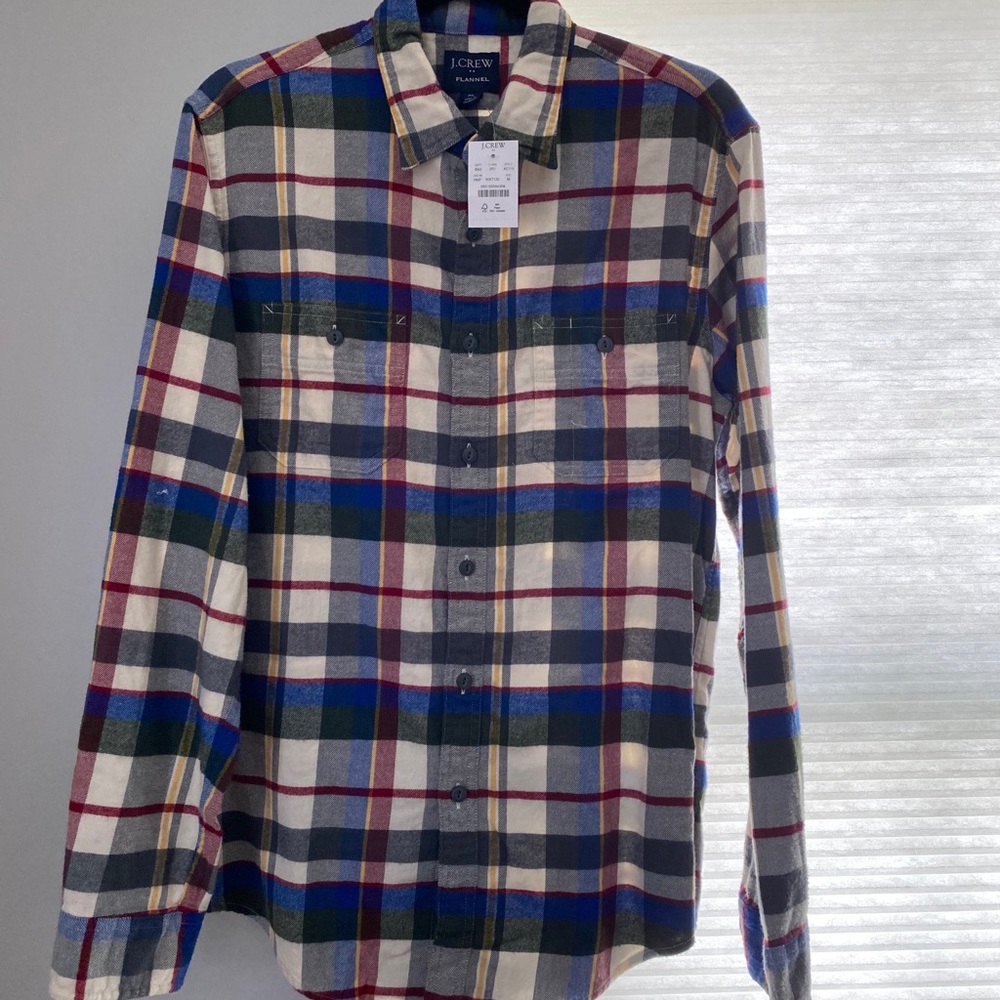 J Crew men’s plaid shirt (ac114)